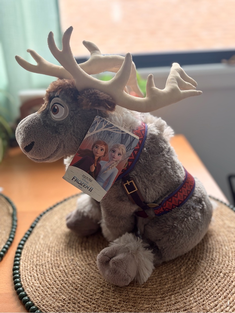 Frozen Reindeer Sven Plush Disney Store Large Doll 16" Stuffed Animal Poseable